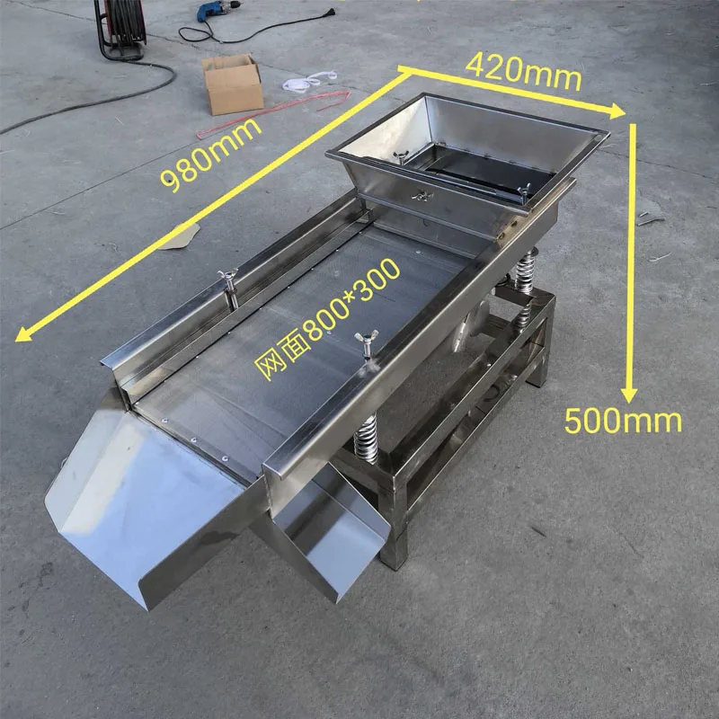 Linear Sieve Stainless Steel Linear Sieve Solid Sampling Sieve Vibrating Screen Machine