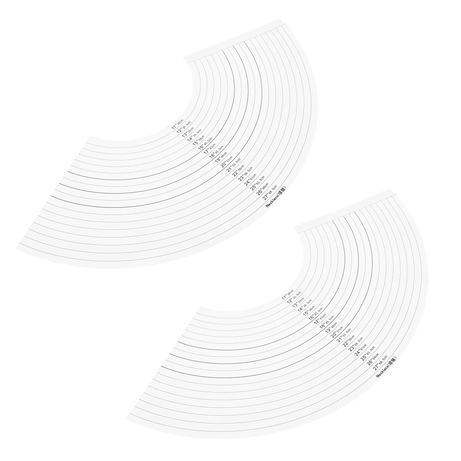 

Набор из 2-х пластиковых измерительных держателей для браслетов, инструмент для определения размера, быстрый и эффективный измеритель размера браслетов для изготовления ювелирных изделий, незаменимый инструмент для ремонта и рукоделия