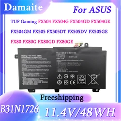 B31N1726 11.4V 4240mAh 배터리 ASUS TUF 게임 FX504 FX504G FX504GD FX504GE FX504GM FX505 FX505DT FX505DV FX505GE FX80 FX80G