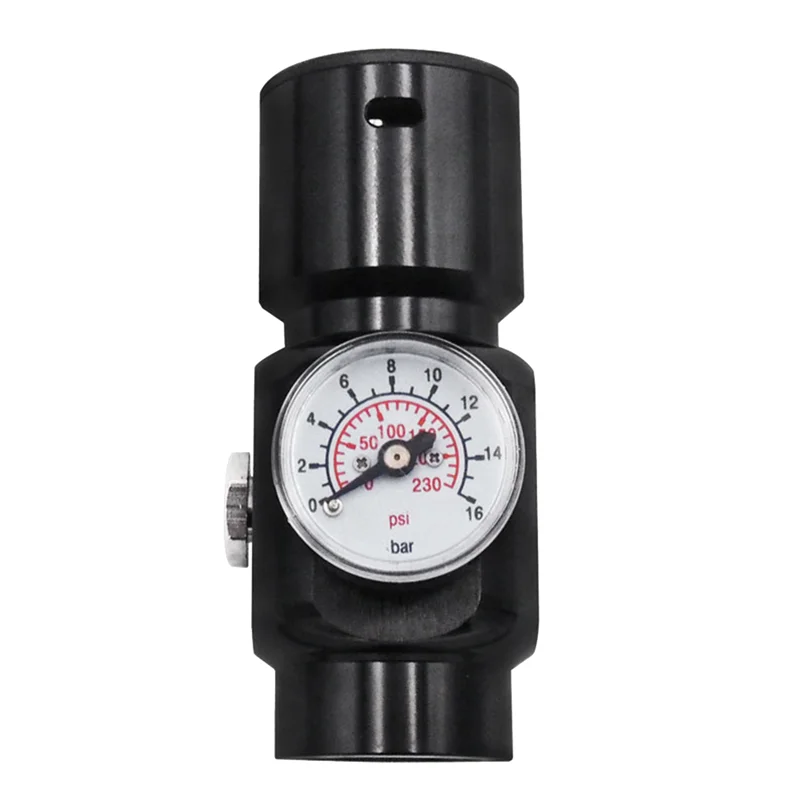 

CO2 MINI REGULATOR 0.825inch-14NGO INPUT 1500 PSI OUTPUT 0-130 PSI Co2 Regulator for Pneumatic Tools