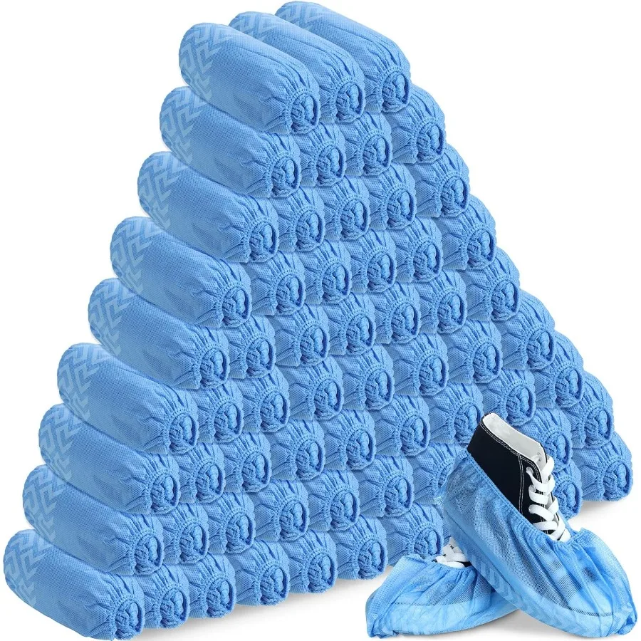 

600 Packs Disposable Boot Shoe Covers NonSlip Thick Extra Protection Booties for Shoes Durable Use in Industrial Settings Const
