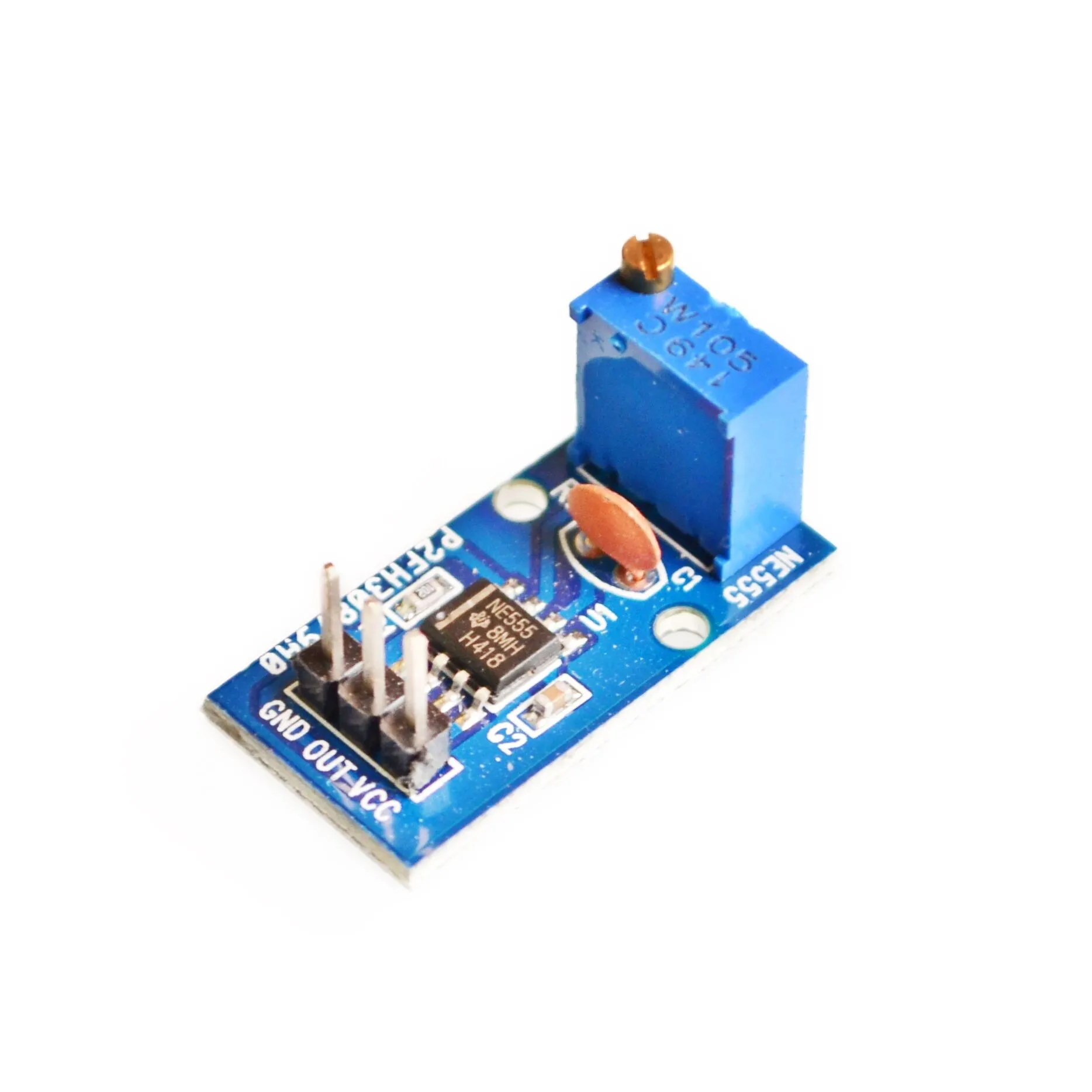 Ne555 adjustable frequency pulse generator module