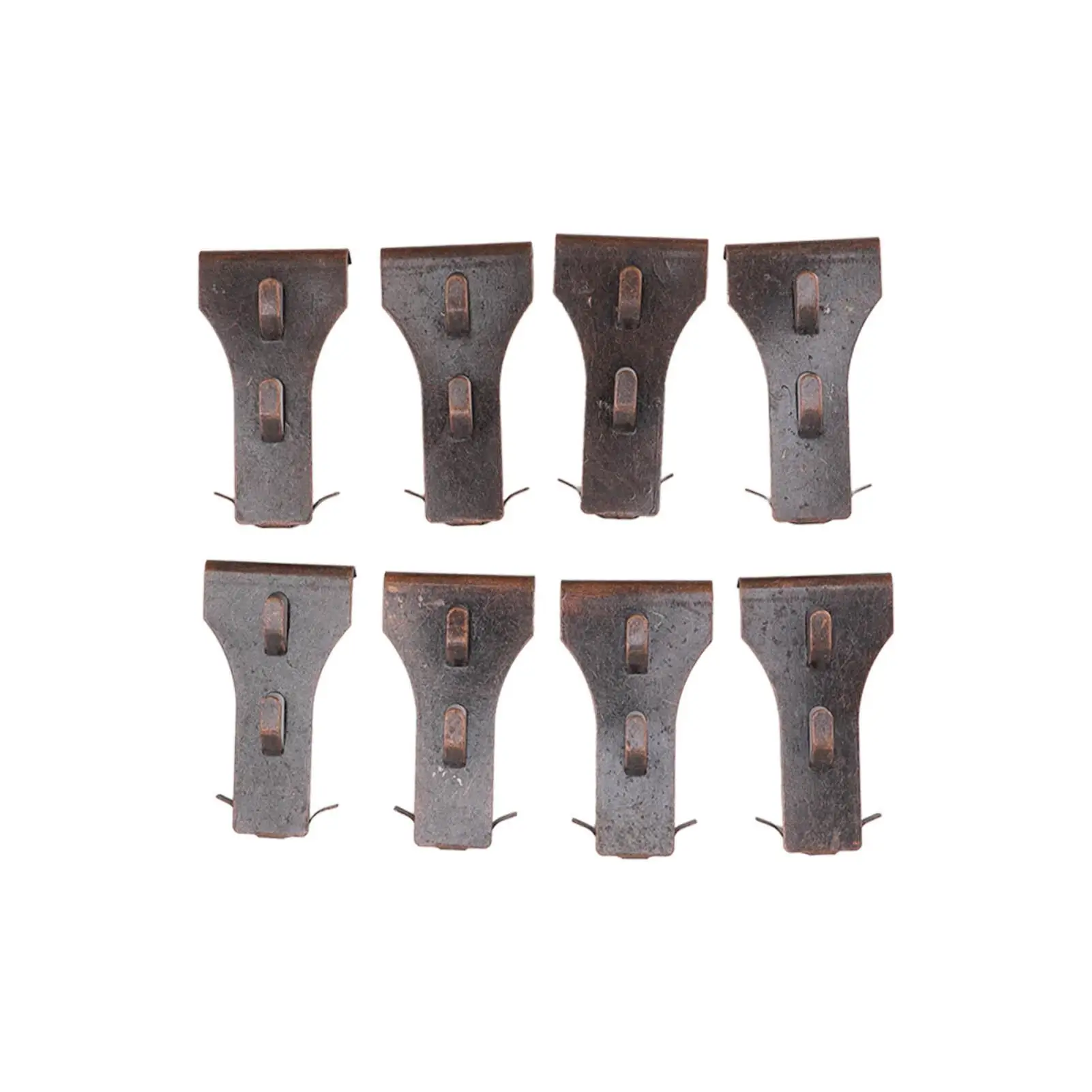 Steel Brick Hook Clips for hanging Mailboxes - Heavy Duty Brick Hangers