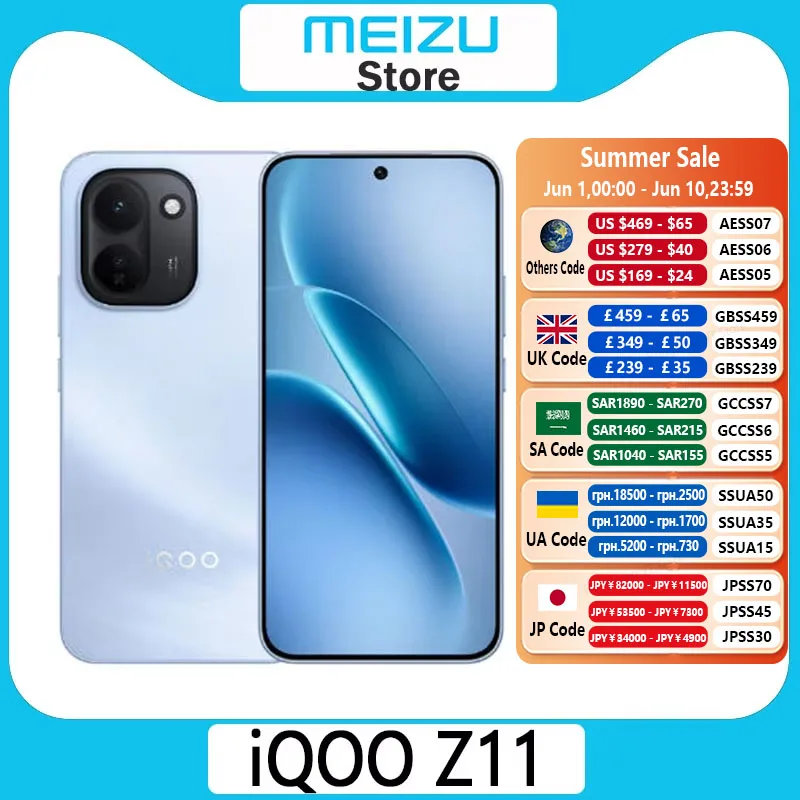 VIVO iQOO Z11 5G AMOLED 165Hz 90W 9020mAh
