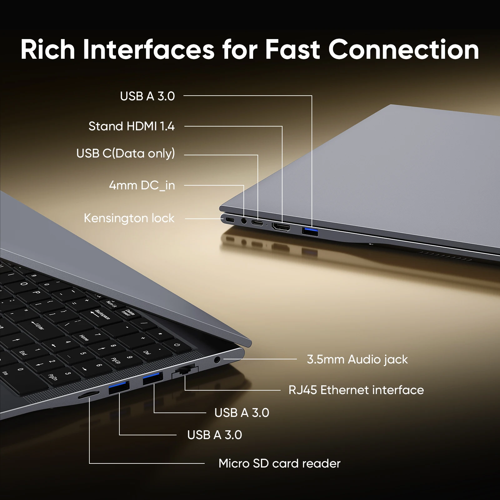 16-дюймовый портативный компьютер Intel Core i5 Процессор Win11 Pro Ноутбук 16 ГБ ОЗУ 512 ГБ SSD 1920x1200 Дисплей 16:10 с клавиатурой с подсветкой