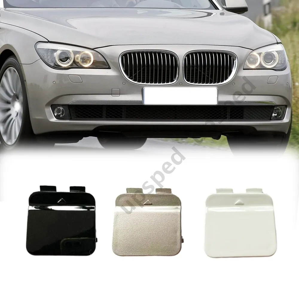 Front Bumper Tow Hook Hole Eye Cover Cap For BMW F01 F02 740i 750i 740Li 2009-12