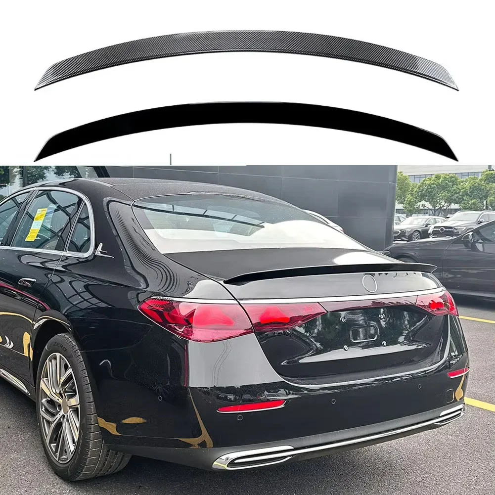 

Черный Задний спойлер для багажника ABS Крыло для Mercedes Benz E-Class W214 2024 + E260 E300 E53 E63 AMG