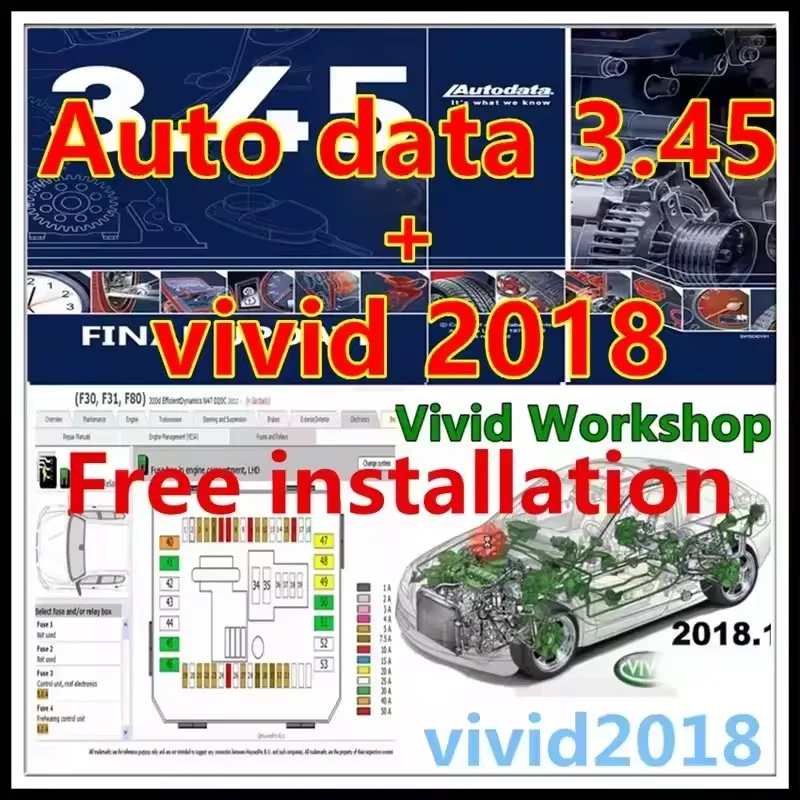 

Программное обеспечение для автосервисов Vivid 2018 Atris-Technik Europe + AutoData 3.45 для ремонта автомобилей, издание 2024 года