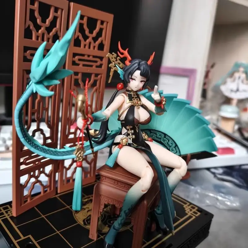 【IN STOCK】CANG-TOYS Chinese Style Mobile Suit Girl Xiao Qinglong Dragon Long Ji 1/12 Action Fiure