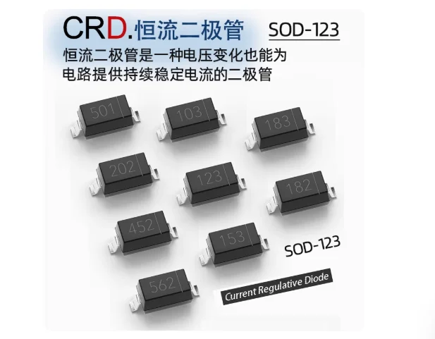 20 PCS/LOT S-101T  SOD-123 S-102T  corrente constante 1MA S-103T 10MA S-202T 352 3.5 452 562 S-822TS-501T S-183T aplicada a