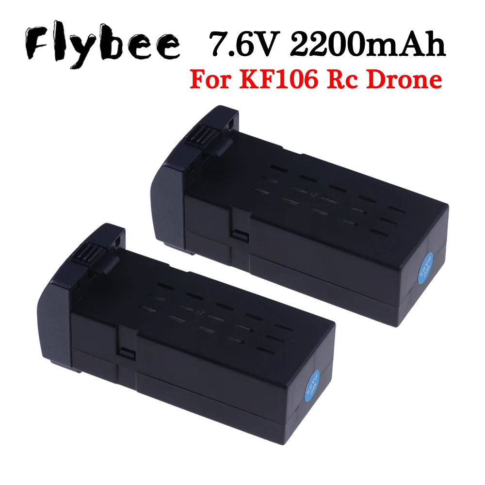 KF106 KF106MAX Drone Battery Spare Parts 7.6V 2200mAh Lipo Battery Fly time 22Mins Replacement Accessory