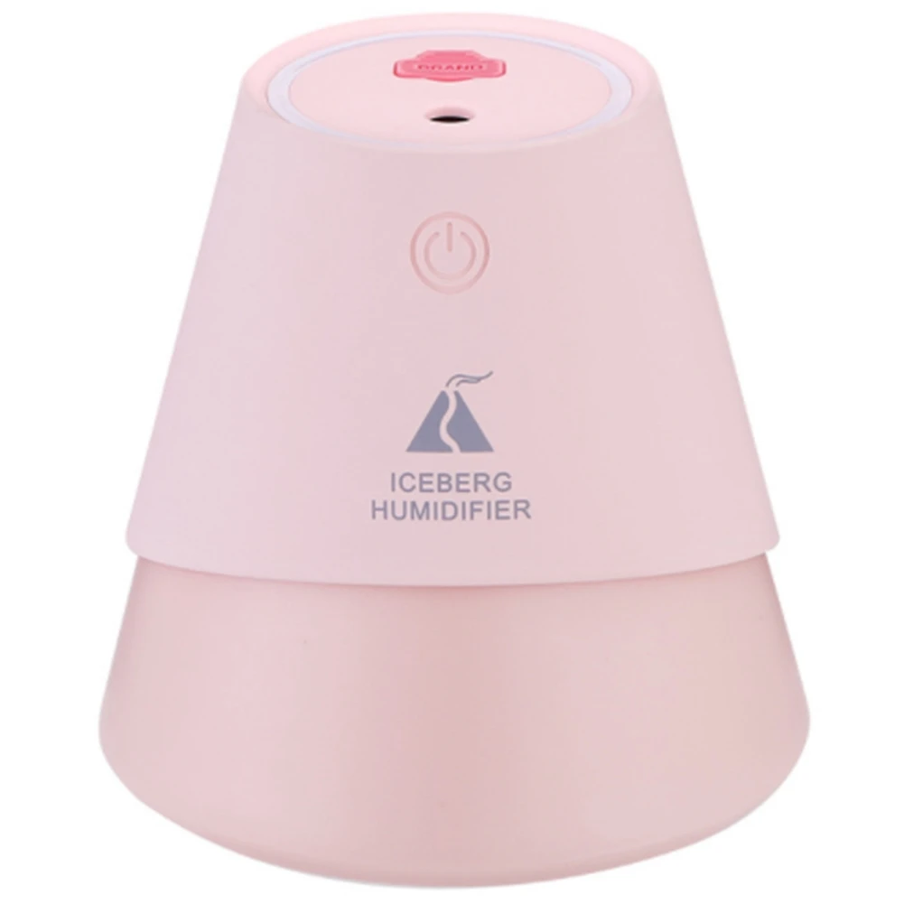 A97T Ultrasonic Iceberg Air Humidifier USB Aroma Essential Oil Diffuser Air Purifier Home Car Mist Maker LED Air Freshener