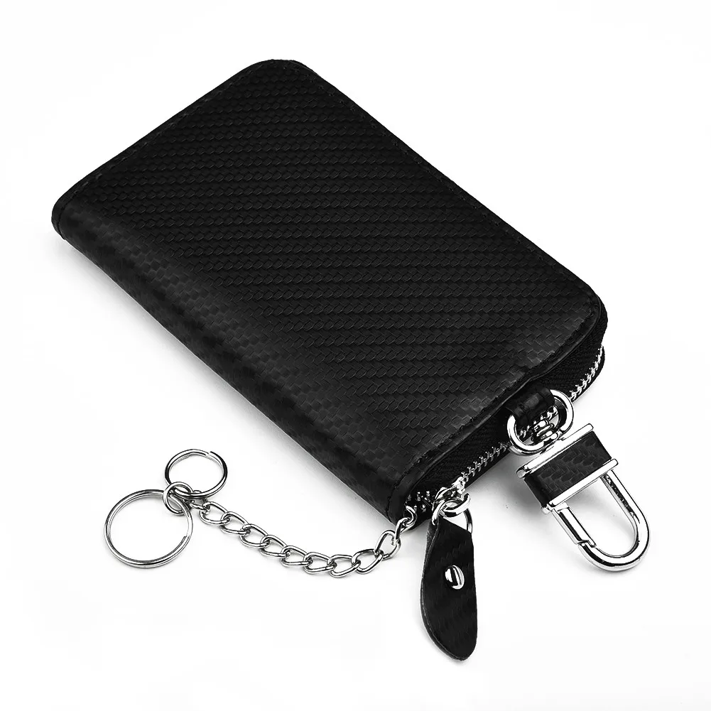 Car Key RFID Signal Shield Box Inner Black Faraday Cage Fob Pouch Keyless Shield Bag Dirty Resistant Durable Classic Car Parts