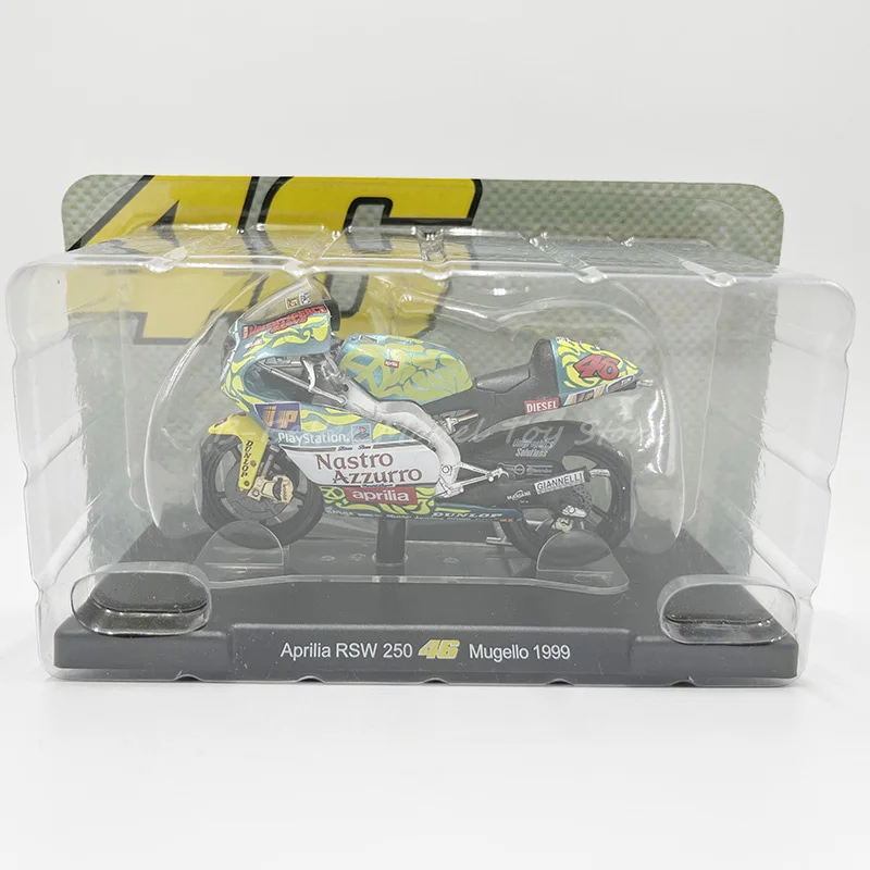 Modèle réduit de moto Aprilia RSW 250 Mugello1999, échelle 1:18, moulé sous pression, jouet, cimetière l'inventaire