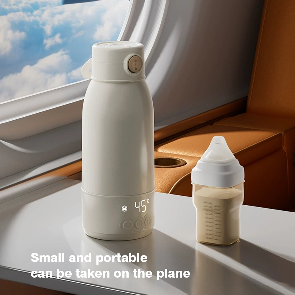 

Rechargeable Milk Warmer Baby Portable Rechargeable Milk Kettle Electronic Heating Kettle Portable Baby Milk Warmer Bottle