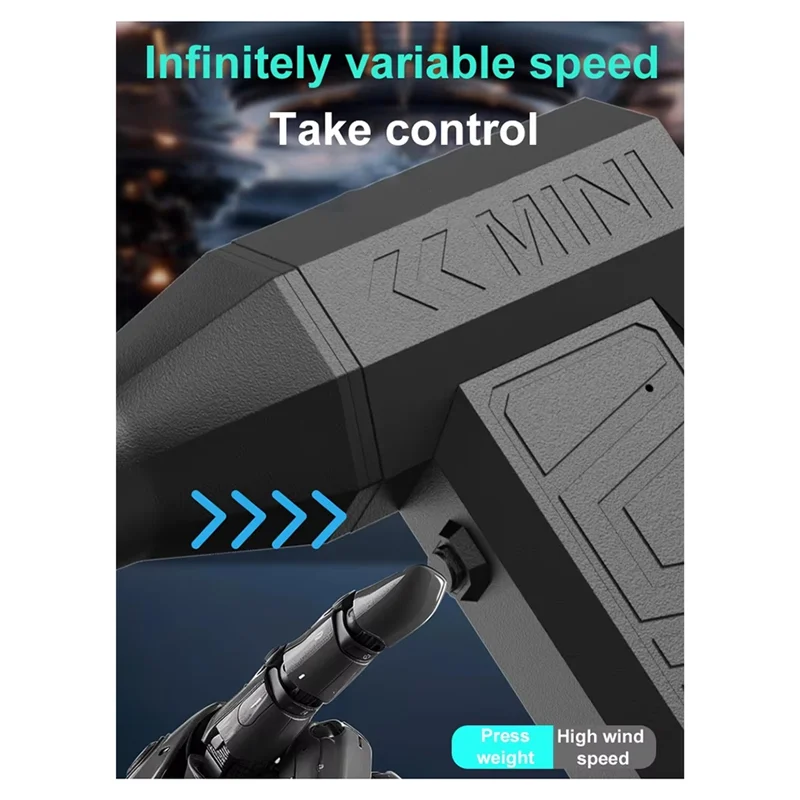 ABLL-ハイパワーターボファン暴力ジェットファン 90000RPM コードレス送風機ブラシレスモーター 3 ギア速度ダストブロワー