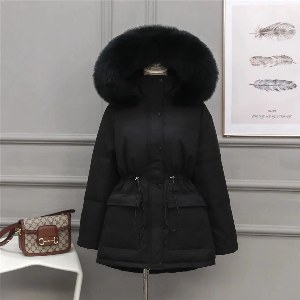 2025 novo inverno para baixo jaqueta acolchoada feminina coreano quente engrossar feminino algodão-acolchoado jaqueta inverno grandes bolsos grosso acolchoado jacke