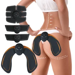 EMS Muscle Stimulator ABS Stimulator Abdomen Arms Fitness Equipment Wireless Abs Stimulator for Women & Men Massage Weight Loss