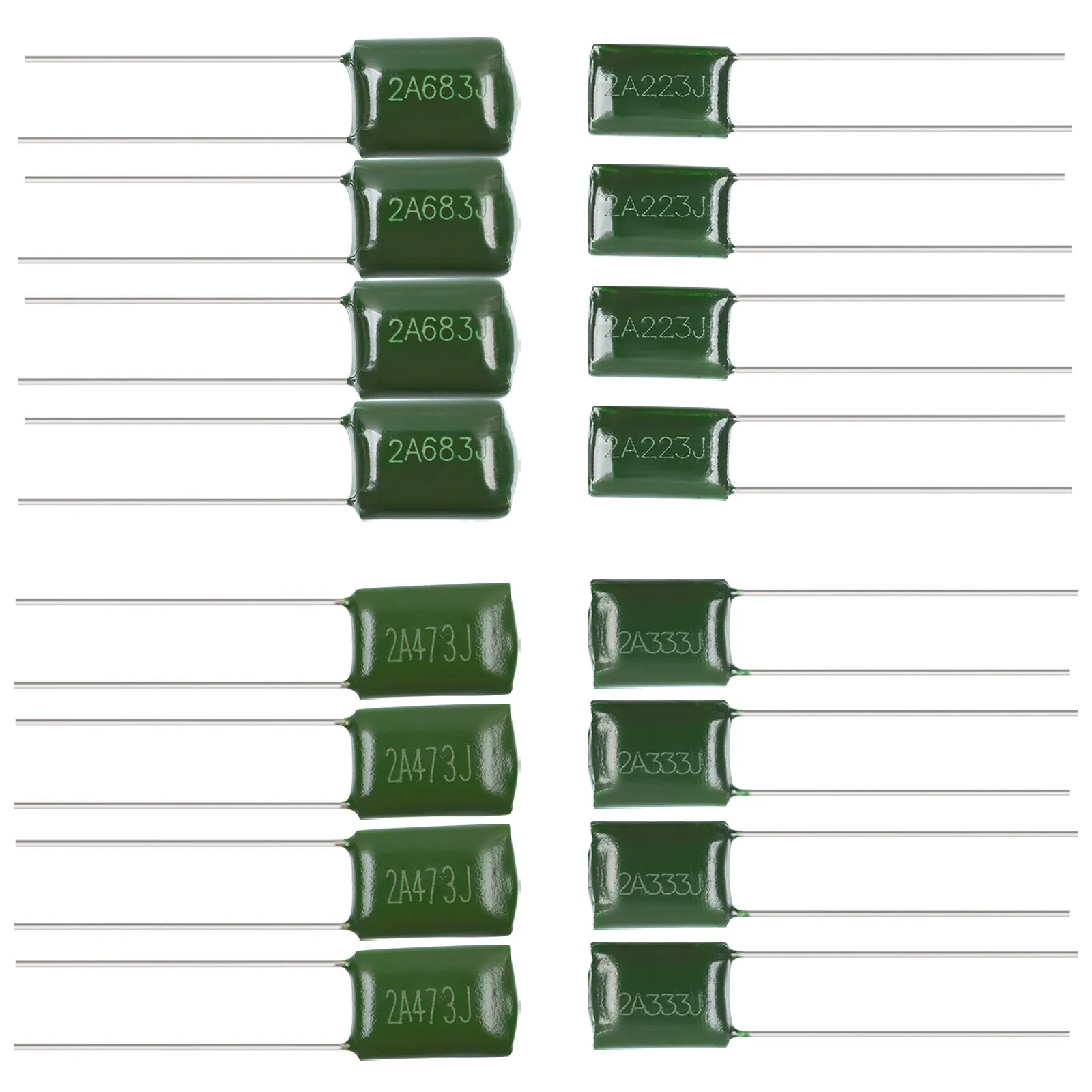 

16Pcs Replacement Guitar Capacitors High Power Dissipation for Electric Bass Tone Control Compact Design Guitar Parts Reliable