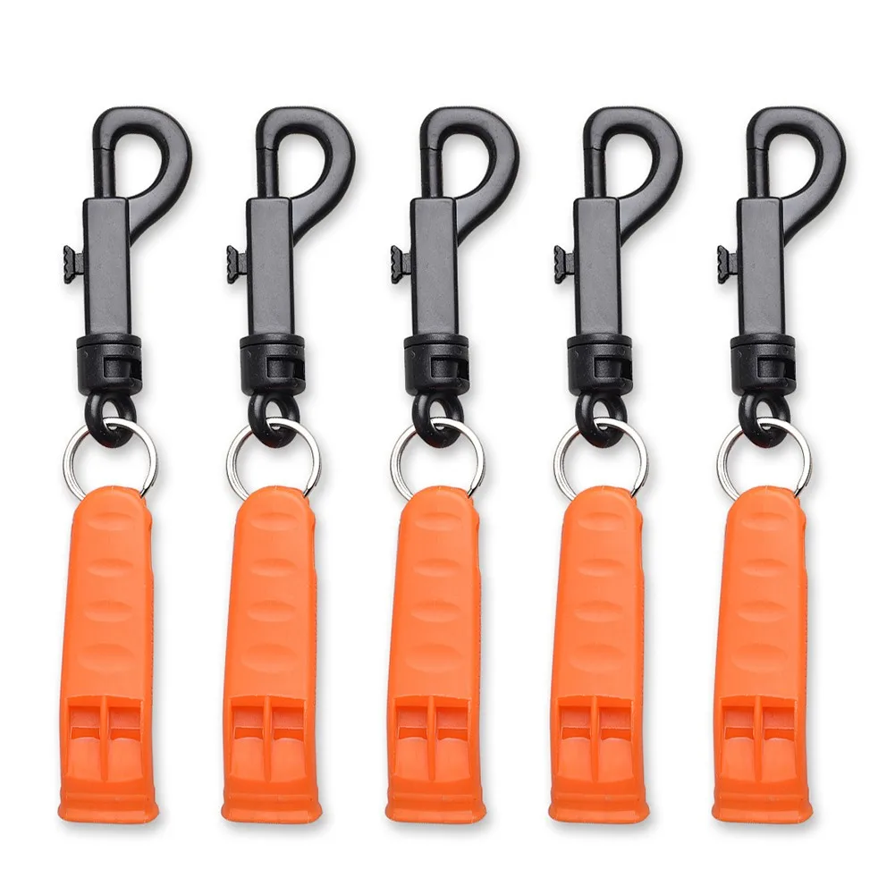 1/5/10pcs Outdoor Rescue Whistle Kayak Diving Rescue Safety Whistle Outdoor Survival Camping Hiking Whistle Outdoor Tools