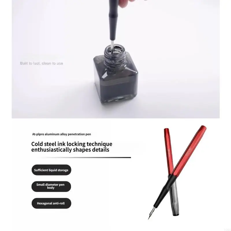 Premium Metal Body Liner Technical Pen Panel Lining Tool Line Marker Pen For Realistic Detailing On Plastic Model Set 
