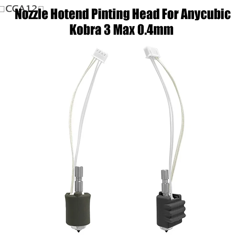 

Для Anycubic Kobra 3 Max Комплект насадок Hotend Печатающая головка Быстросменная насадка 3D-принтера Закаленная сталь 0,4 мм Для Kobra 3 Max Combo