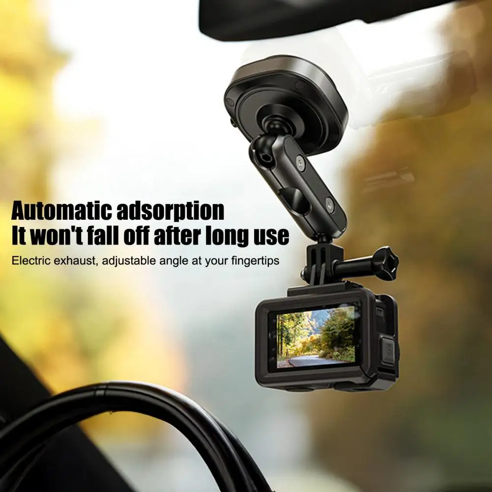 حامل كاميرا رياضي قابل للطي كاميرا الحركة شفط كأس جبل ل GoPro ل Insta360 ل DJI 360 درجة زجاج سيارة جبل