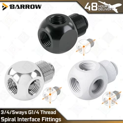 Barrow Multi Channel Adapter 1 Male Rotating 3/4/5 Water Cooling G1/4