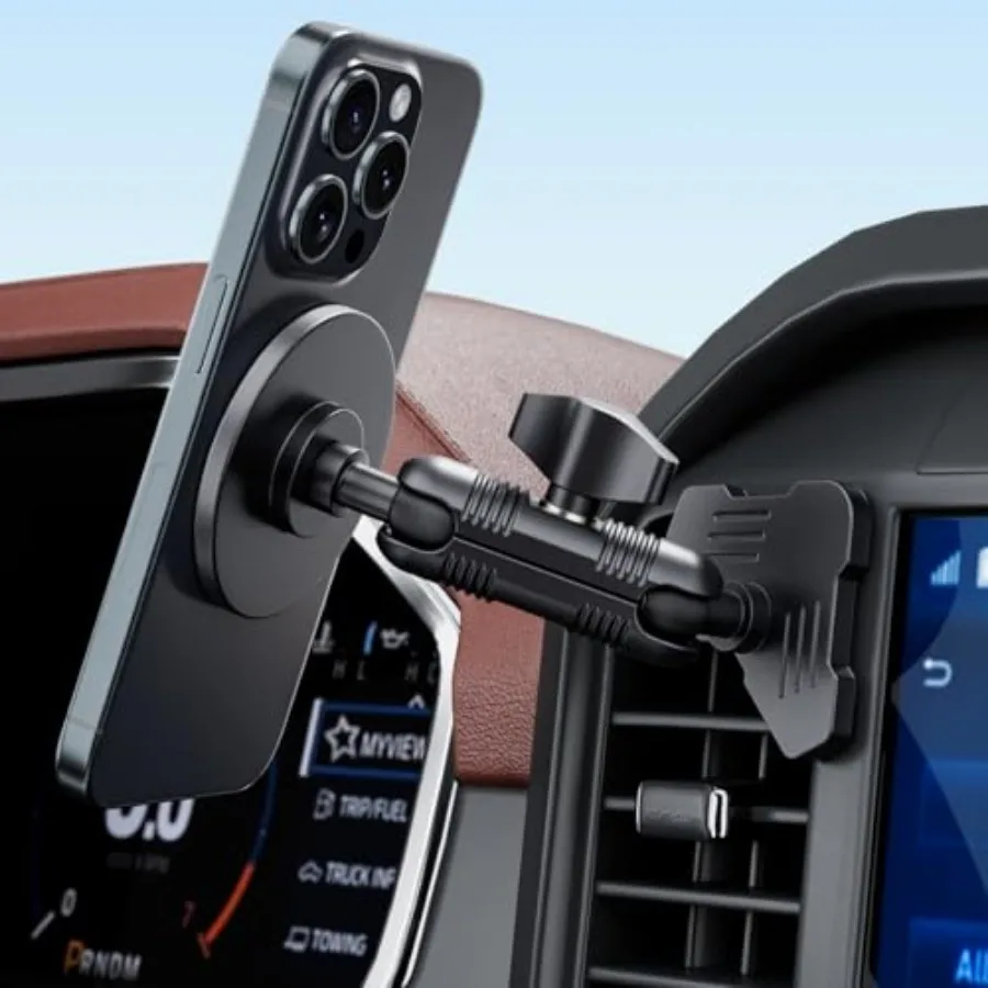 

Car Vent Phone Mount Compatible with 2021-2026 Ford F-150 2022-2026 F-150 Lightning XL and PRO 2023-2026 Ford Super Duty Metal