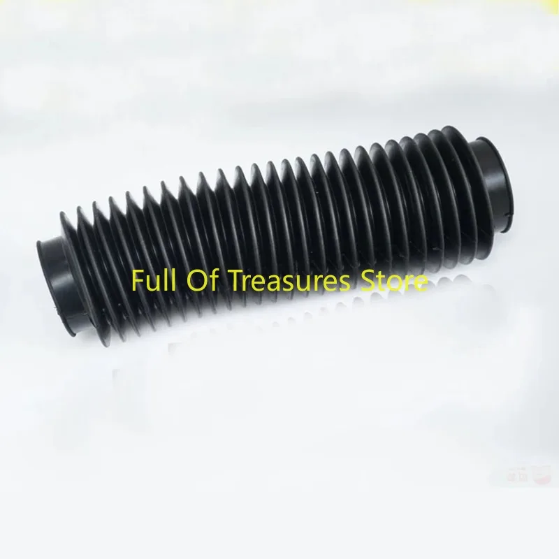 1PC 50x500x76mm 50mm Inner Dia Black Rubber Corrugated Sleeve Flexible Moulded Bellows Max Length 500mm