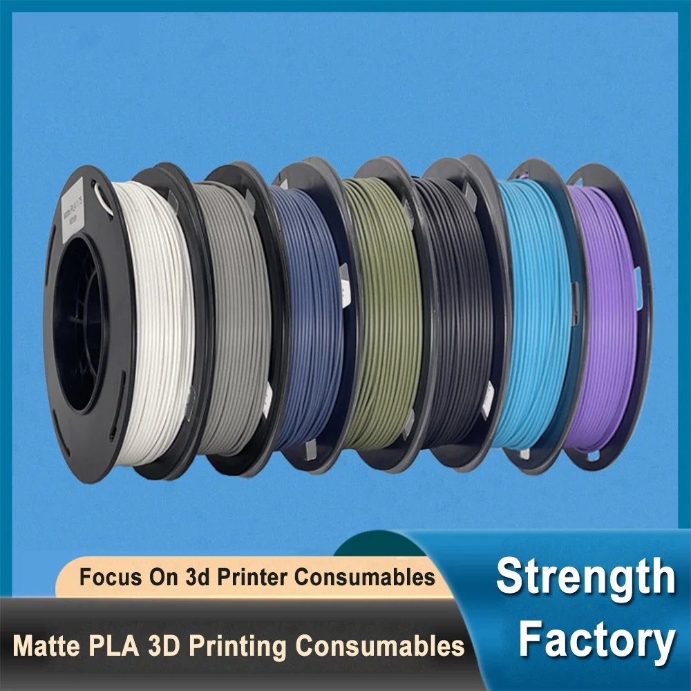 

Matte PLA 3d Printer Consumable Surface Matte Fiber DIY 3d Printing 1.75mm Filament Materials Net Weight 250g Good Toughness
