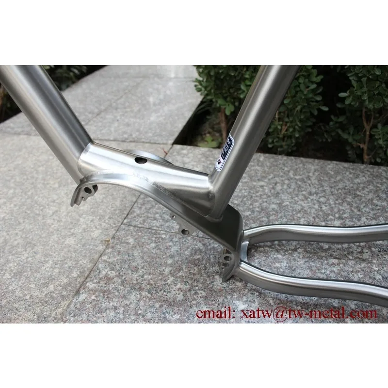 Cuadro de bicicleta de montaña de titanio Bafang M620, cuadro de bicicleta con motor G510, cuadro de bicicleta duradero de Bafang