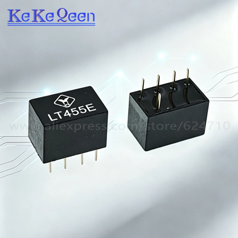10Pcs LT455EW LT455E CF455E CF455EW 455E 1+4 5Pin DIP-5 455KHz Ceramic Filter for Communication Signal Relays