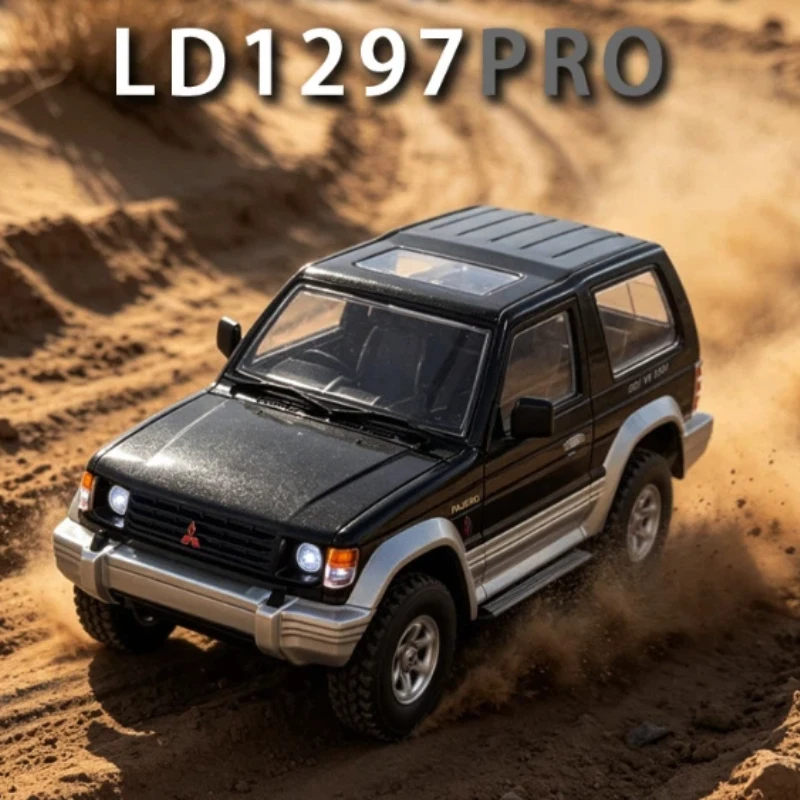 LDRC LD1297PRO RC Crawler 1/14 Scale 4WD 2.4G Mitsubishi Pajero Brushless Version Off‑Road Car Christmas and Halloween Gifts - view 6