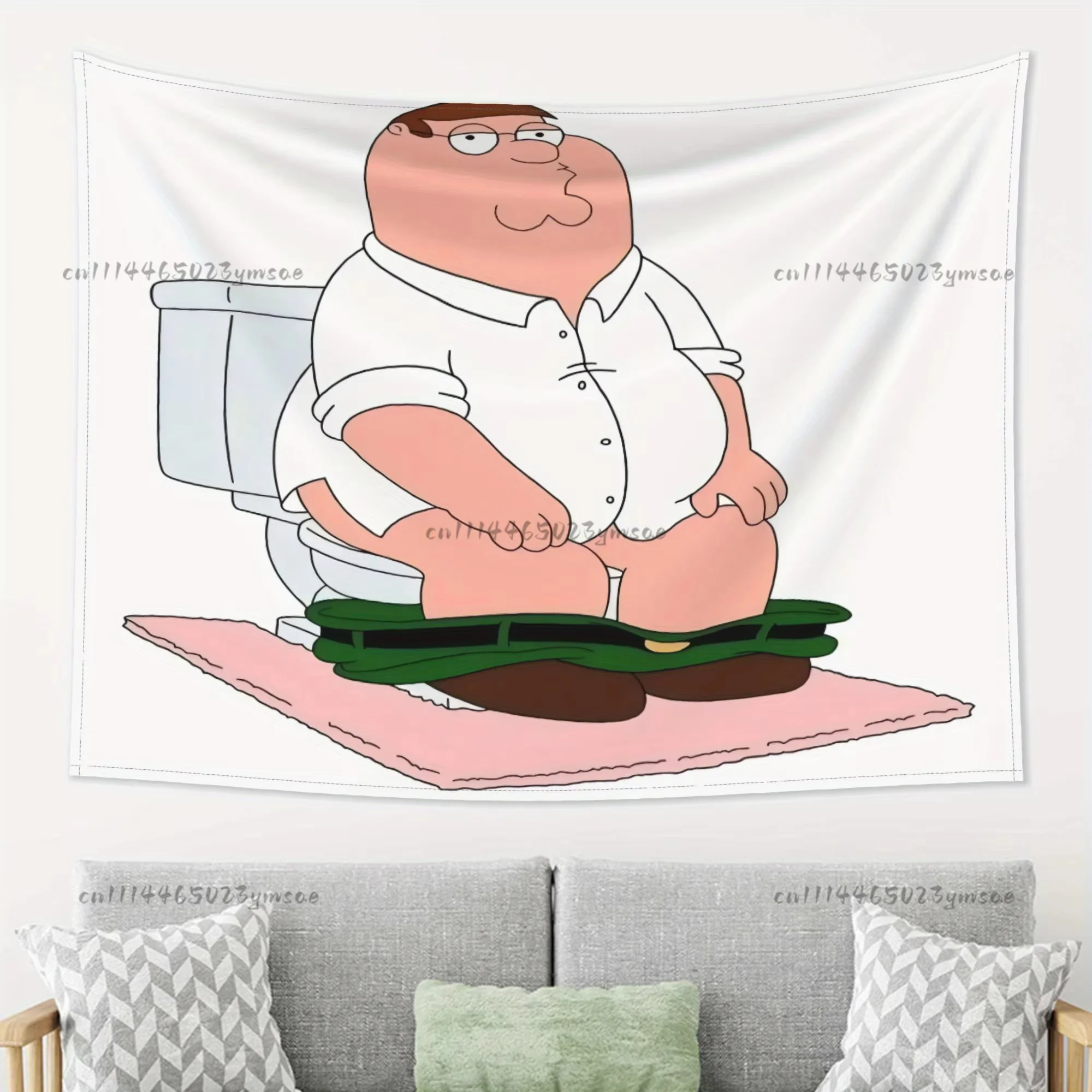 Funny Tapestry Peter Griffin Theme A Bold And Stylish Patterned Meme Tapestries Wall Hanging Background Cloth Flags Home Decor
