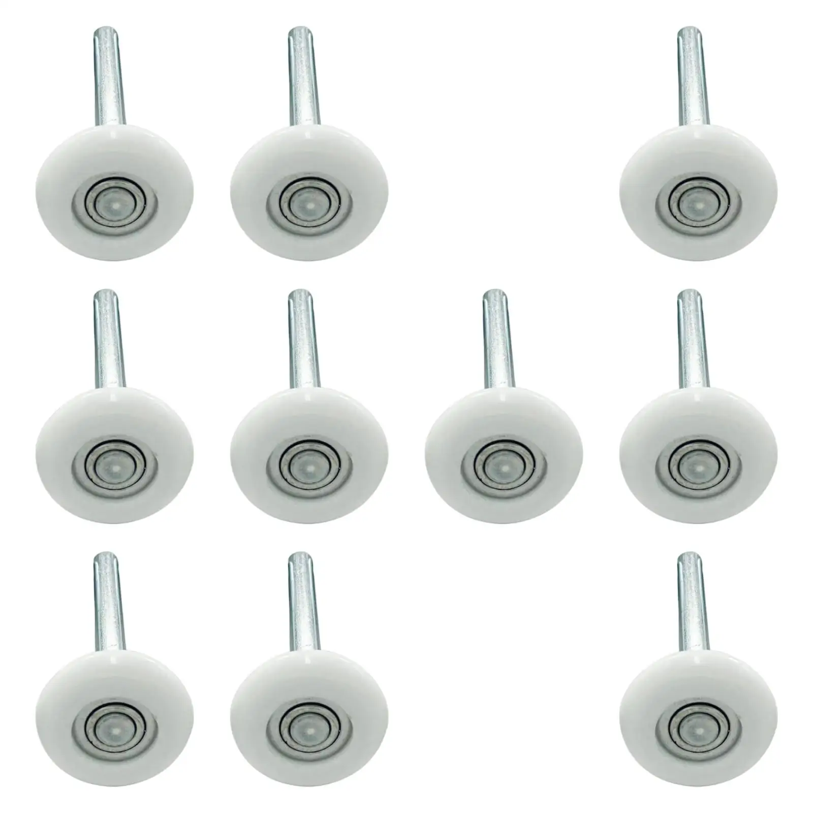

10Pcs Garage Door Rollers Replacement Sturdy Smooth Rolling Accessory for 2inch Tracks Easily Install Replace Parts 4inch Shaft