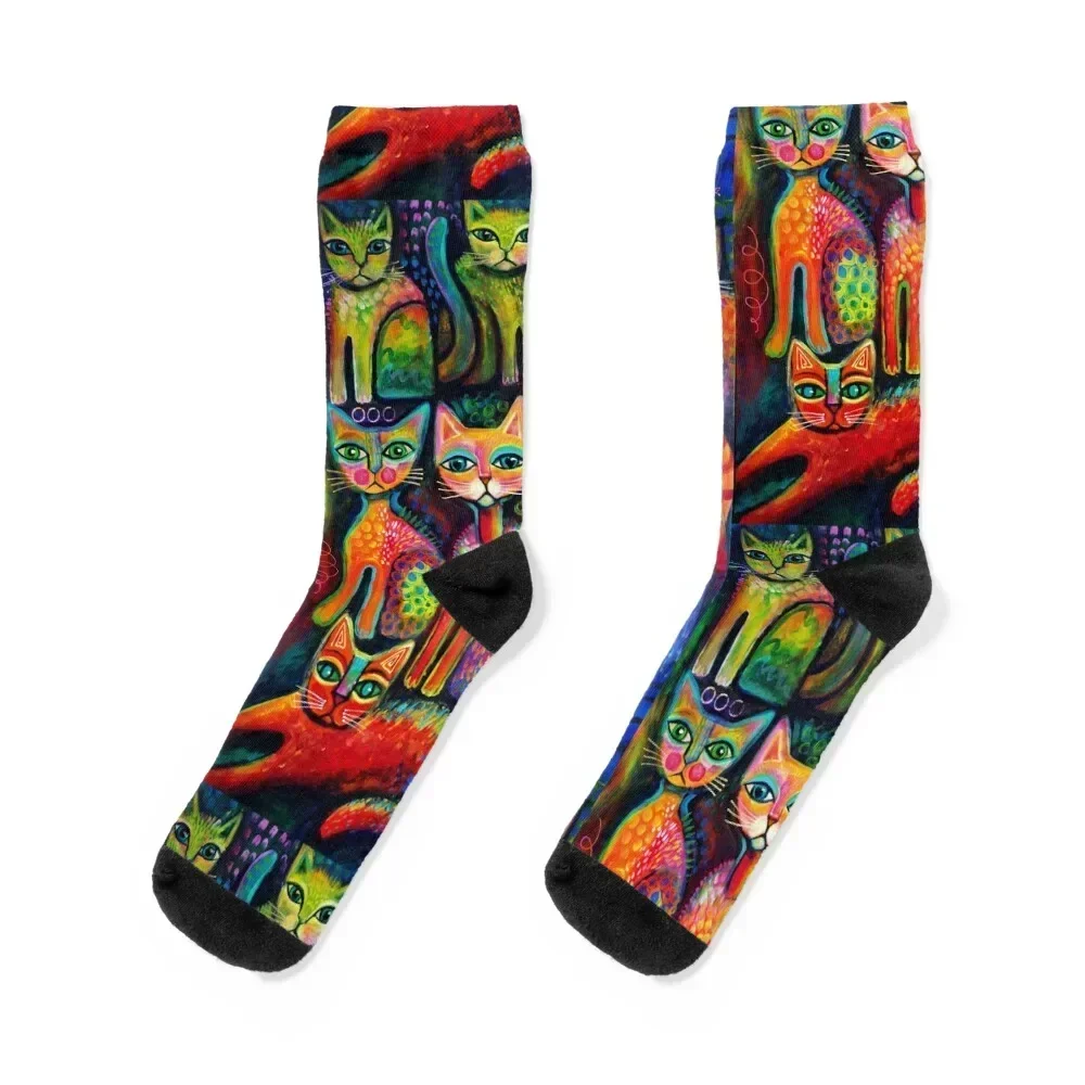 

Cute kittens Socks colored gym floor funny gifts Socks Male Women's
