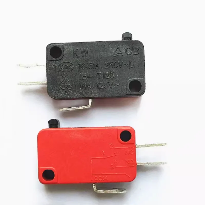 10PCS KW7-0 KW7-1 KW7-2 KW7-3 KW7-9 Micro Switch 16A 250VAC SPDT Momentary Travel Limit Switch 1NO1NC Lever Roller