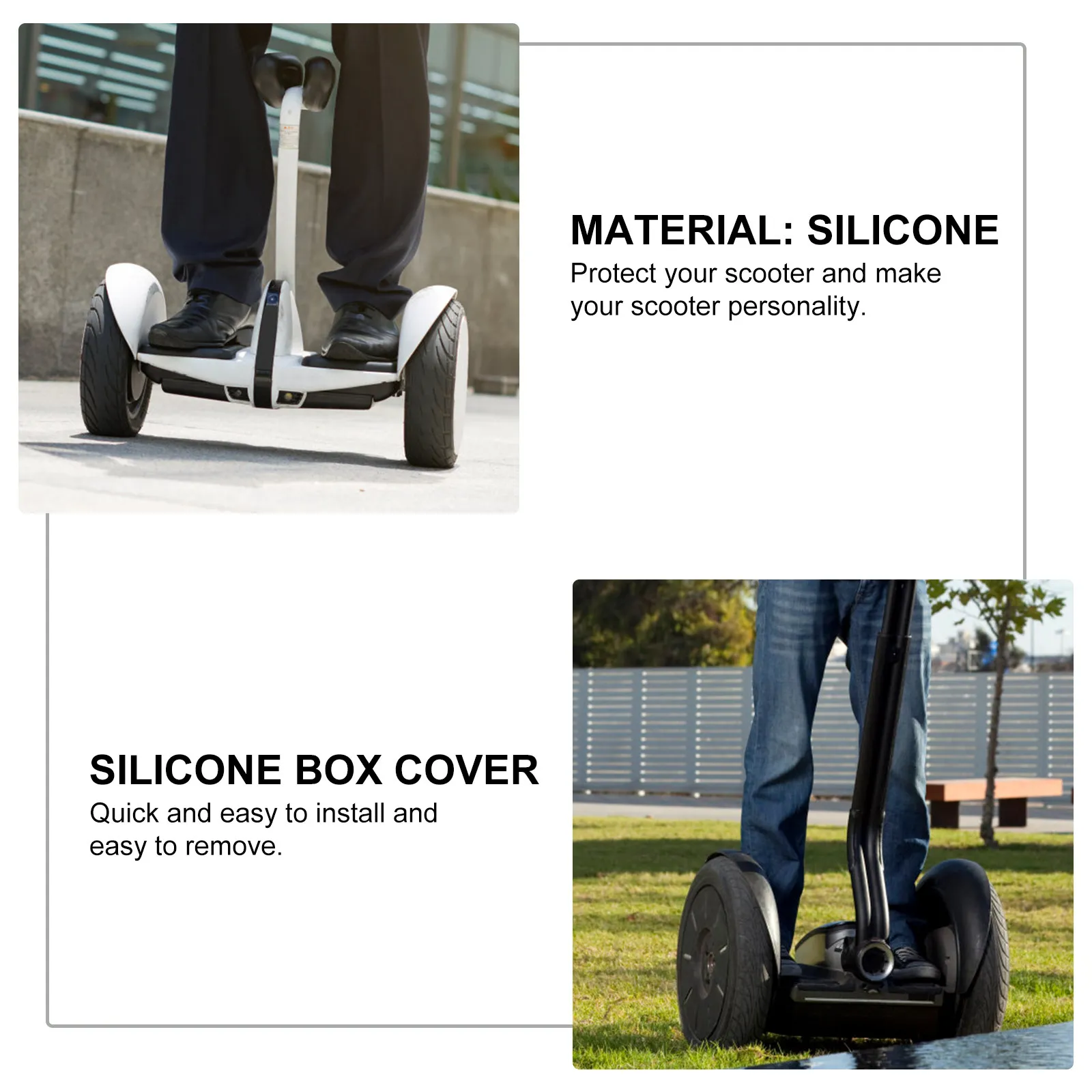 

6.5 Inch Balancing Scooter Silicone Full Body Protection Skin For Electric Two Wheeler Case Cover Balancing Scooter