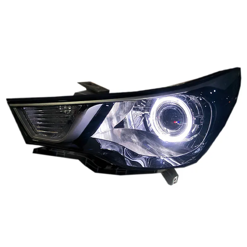 Customized Full LED Headlights For Hyundai Verna 2017-2021 Bi-xenon Projector Lens Front Lamps With DRL view 3