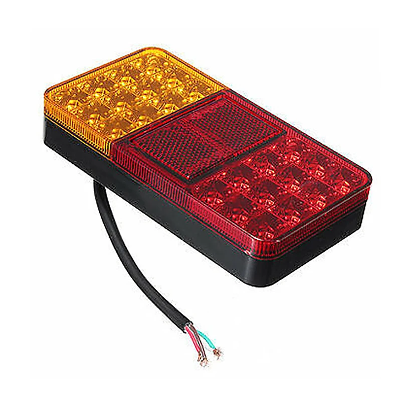 lanterna-traseira-12v-para-carro-e-caminhao-luz-de-freio-traseira-com-24-leds-lampada-indicadora-a-prova-d'Agua-para-barco-trailer-caravana-van-caminhao