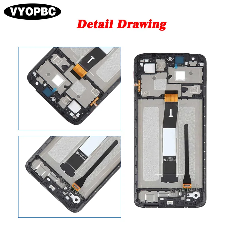 Original LCD Display For XIAOMI Redmi 12C Touch Screen With Frame Panel Digitizer 22120RN86G 22120RN86I 22126RN91Y 2212ARNC4L