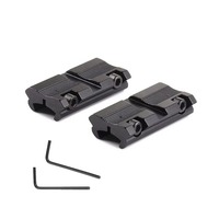 Adapter Mount Converter 11mm Dovetail to 20mm Picatinny Weaver Rail for Optics Sight Scope on Airgun Rifle Fits 10mm Dovetail