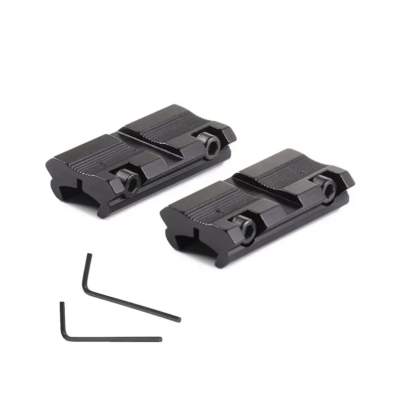Adapter Mount Converter 11mm Dovetail to 20mm Picatinny Weaver Rail for Optics Sight Scope on Airgun Rifle Fits 10mm Dovetail