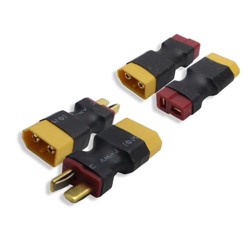 T-Buchse auf XT60-Buchse / XT60-Stecker auf Dean T-Stecker Adapter für RC-Helikopter, Quadcopter, LiPo-Akku-Steckverbinder