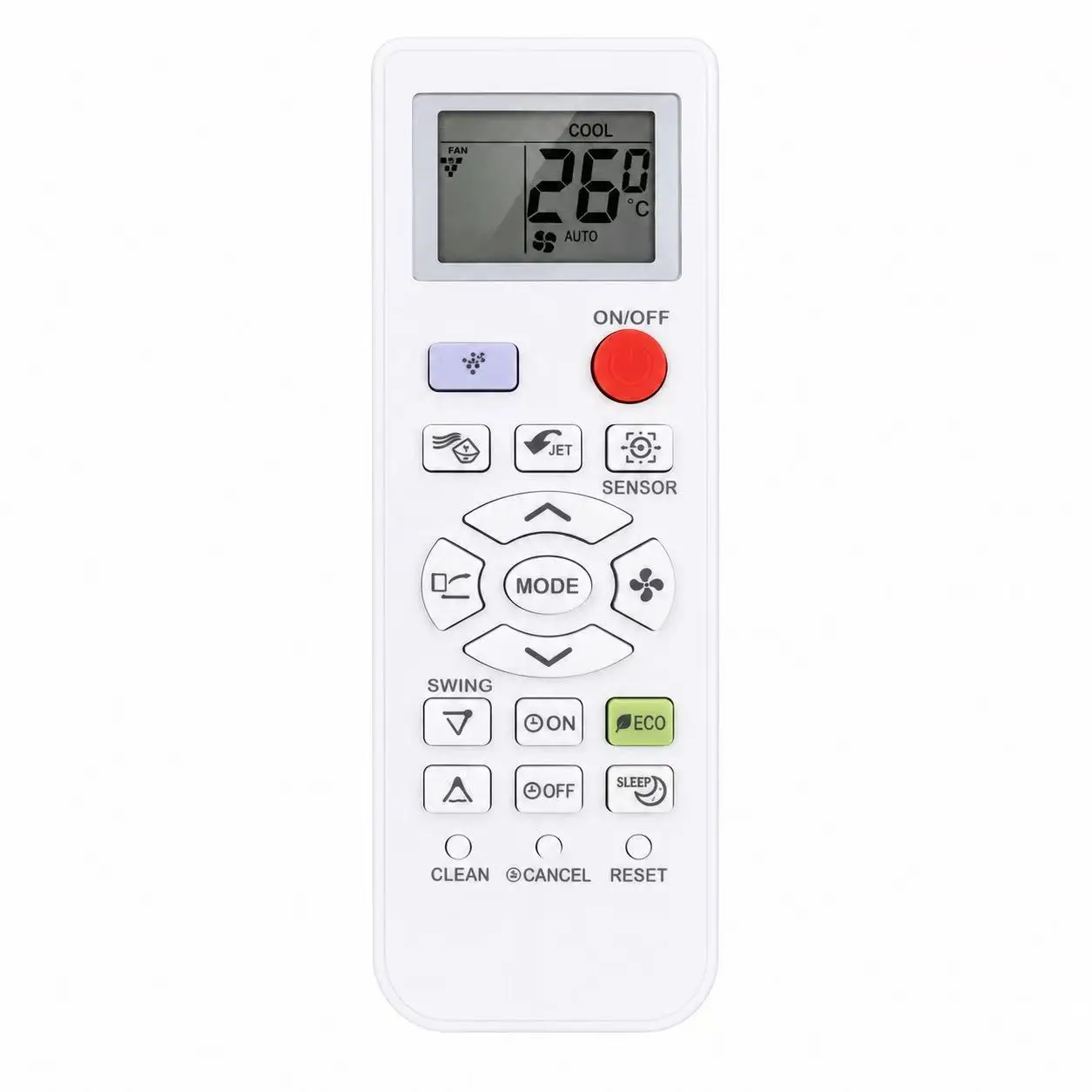 Plug and Play Replacement Remote Compatible For Sharp CRMC‑A907JBEZ CRMC‑A967JBEZ CRMC‑936JBEZ CRMC‑A937JBEZ Air Conditioner