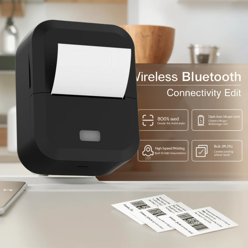 Marklife X2 Thermal Label Printer Mini Protable Bluetooth Printer Use For Office Home Business To Gift/Diy Creative/Marking