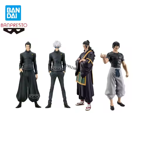 Original In Stock Bandai BANPRESTO Jujutsu Kaisen Fushiguro Toji Gojo Satoru Geto Suguru Anime Action Figures Model Collections