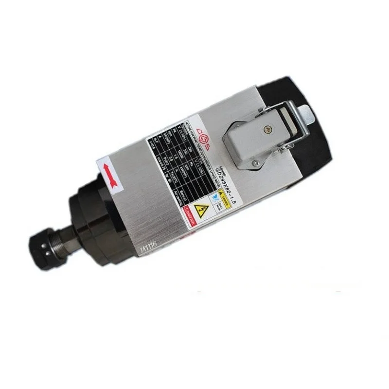 HONGJUN 4 stks Keramische Lagers 1.5KW vierkante luchtgekoelde spilmotor 220 V ER20 slingering-off 0.01mm