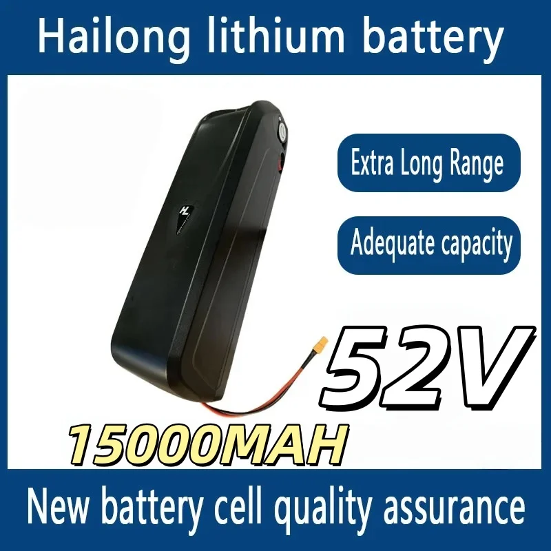 52V, 15000MAh 750W, 1000W Electric Mountain Bike Li-ion Battery, for Hailong , 18650, 18650,